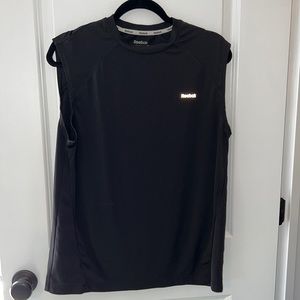 Mens Reebok performance tank black hydromove size medium